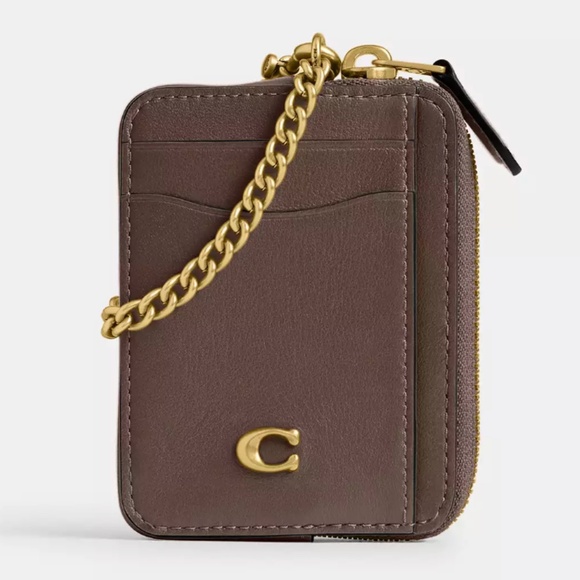 Coach ID wallet chain card case - Picture 1 of 4